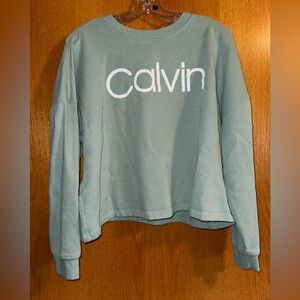 Cropped crewneck